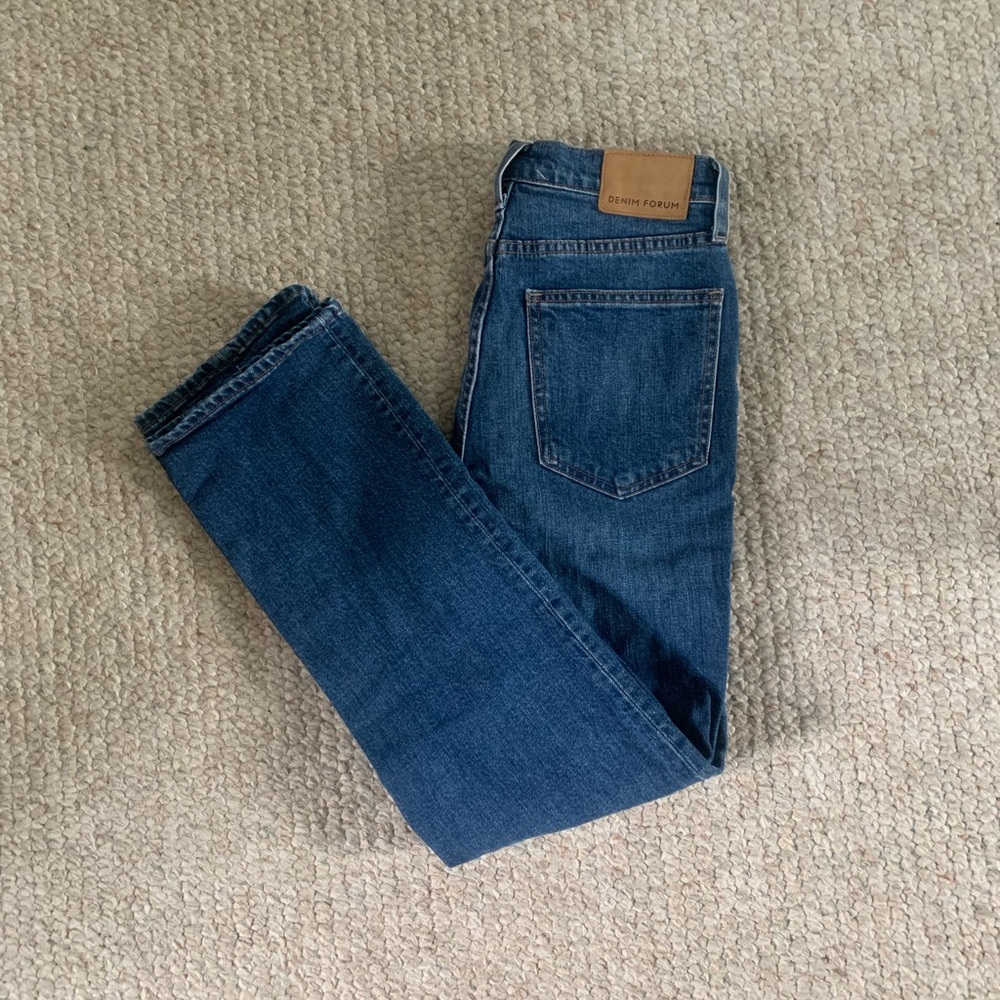 Denim Forum Arlo High Rise Straight